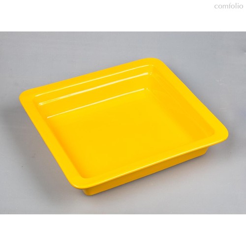 Гастроемкость 2/3x65 (35,5xx32,5x6,5 см), желтая, фарфор NEW - P.L. Proff Cuisine