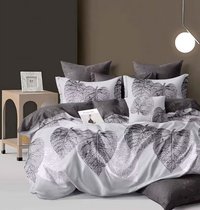 Комплект постельного белья CA-7-701 Дуэт Сатин печатный с наволочками 70х70х2шт.+ 50х70х2шт. - АльВиТек