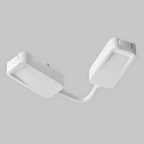 Коннектор питания угловой встраиваемый 6см Radity белый - Maytoni