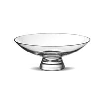 Чаша декоративная Nude Glass Силуэт 22 см, стекло хрустальное, прозрачная - Nude Glass