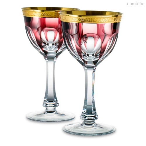 Набор бокалов для красного вина Moser Леди Гамильтон 210 мл, 2 шт, аметист, п/к - Moser