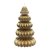 Свеча декоративная Origami золотого цвета из коллекции New Year Essential, 19 см - Tkano