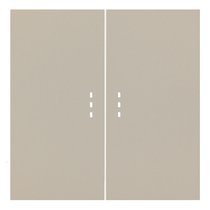 Клавиши для двухклавишного перекрестного выключателя с подсветкой 35615 LT, латте - Rikett