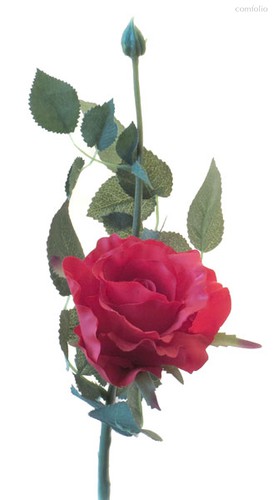Роза Лимбо с почкой красная 30 см живое прикосновение (36 шт.в упак.) - Top Art Studio