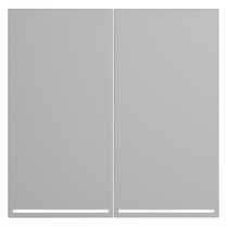 Клавиши для выключателя/переключателя двухклавишного с подсветкой, S70 серый - Voltum