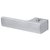 Ручка Tupai Big Line 4084 5 REP-96 (с блокировкой) левая хром матовый R WC (полотно 38-45 мм) - Tupai