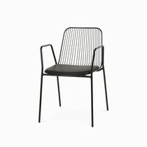 Обеденный стул Vivo c подлокотниками, цвет черный - Cosmo