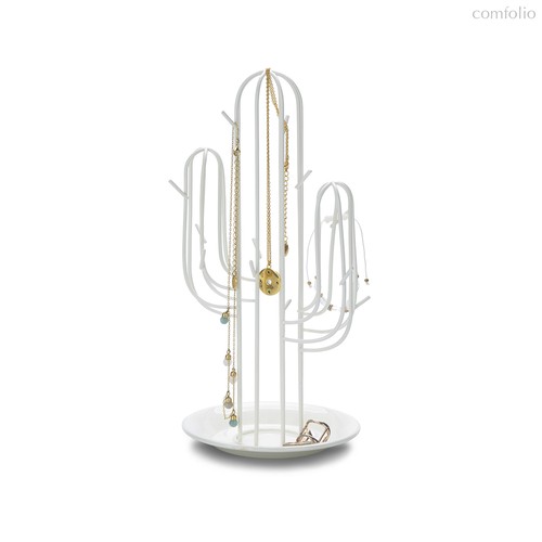 Подставка для украшений Cactus белая, цвет белый - Balvi