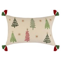 Чехол на подушку Frozen pines из коллекции New Year Essential, 30х50 см - Tkano