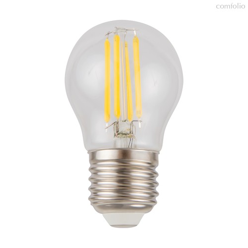 Светодиодная лампа филамент шар 5Вт 4000K E27 360° диммируемая - Voltega