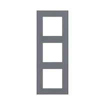 Рамка 3-постовая, стекло серый Kollinger Asthetik AS3GY - Kollinger