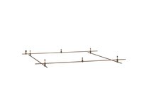 Magnet Modular System «CODE 1.2», L2000хL2000хH135 мм, DC24V, основание для модульных светильников, темная бронза, блок питания в комплект не входит - Donolux