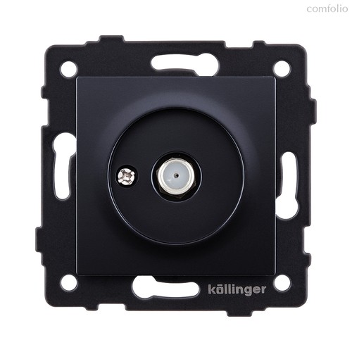 Розетка спутниковая SAT, черный Kollinger REA-020BK для Aspekt, Eleganz, Reflex - Kollinger