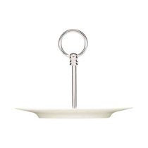 Этажерка 1 ярус тарелка круглая плоская с бортом d22.5 h17см металл фарфор - Bauscher