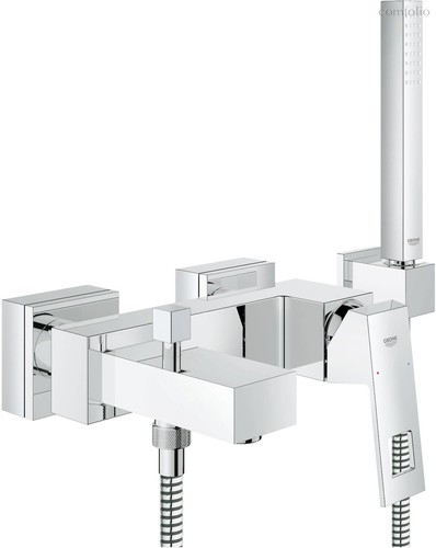 23141000 Eurocube Смеситель для ванны с душевым гарнитуром, хром - Grohe