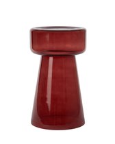 Бордовый приставной столик Флумс Ø 30 см - Louvre Home