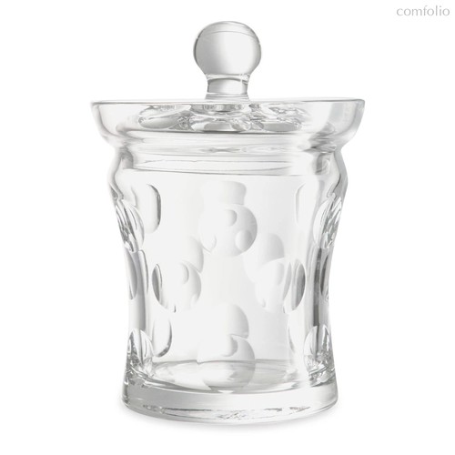 Конфетница с крышкой Decor de table 15х21,5 см, хрусталь, прозрачная - Decor De Table