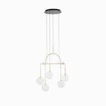 Подвесной светильник Balance ширина 50, цвет золотой/черный/прозрачный - Cosmo