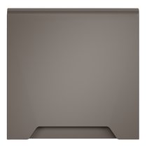 Накладка для розетки с заземлением, защитными шторками и крышкой, S70 капучино - Voltum