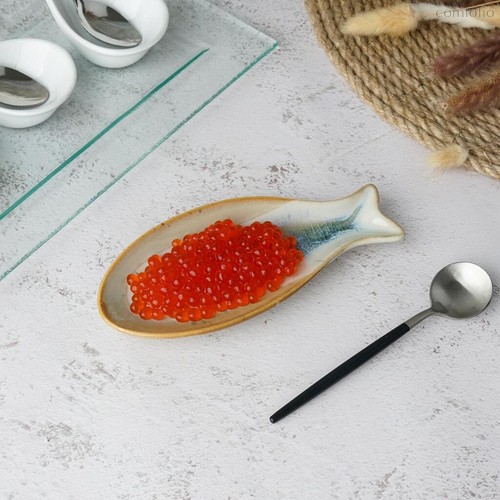 Блюдо для подачи 15,6*6,6 см h1,5 см Рыба Blue Fish Frutti di Mare P.L. - P.L. Proff Cuisine