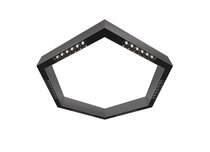 Donolux LED Eye-hex св-к накладной, 36W, 700х606мм, H71,5мм, 2330Lm, 48°, 3000К, IP20, корпус алюмин, цвет алюминий - Donolux