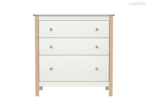 Комод Classic 3 ящика (молочный) - Ellipse