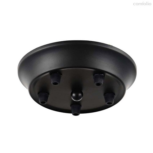 CEILING CUP 5 X S111013,S111014 DONOLUX MODERN ПОТОЛОЧНОЕ ОСНОВАНИЕ, ЧЕРНОГО ЦВЕТА, ДИАМ 15,5 СМ, НА 5 ПОДВЕСОВ ДЛЯ S111013, S111014, цвет черный - Donolux