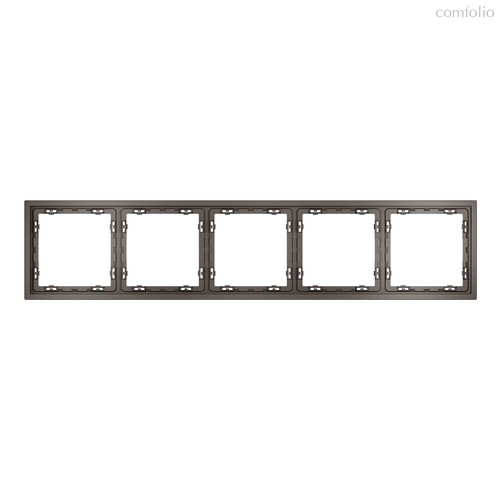 Рамка пластиковая VOLTUM S70 на 5 пост, капучино - Voltum