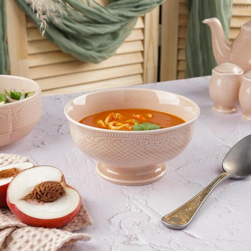 Салатник 650 мл d 15 см h7,7 см Aristocrat Peach Tea Noble [6] - Noble