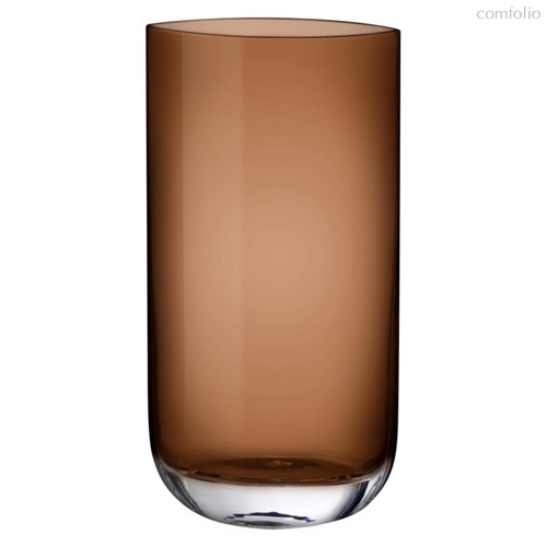 Ваза Nude Glass Лезвие 40 см, стекло хрустальное, карамельная - Nude Glass