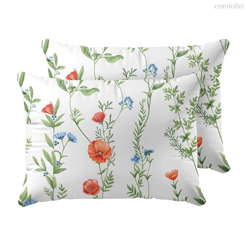 Набор Наволочек Хорошо Дома 50/70 Цветочный вальс, 50x70 - Nordtex