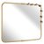 Зеркало настенное МЁД (M), цвет Состаренная латунь - Covali