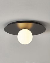 Чёрный настенно-потолочный светильник Ноа - Louvre Home