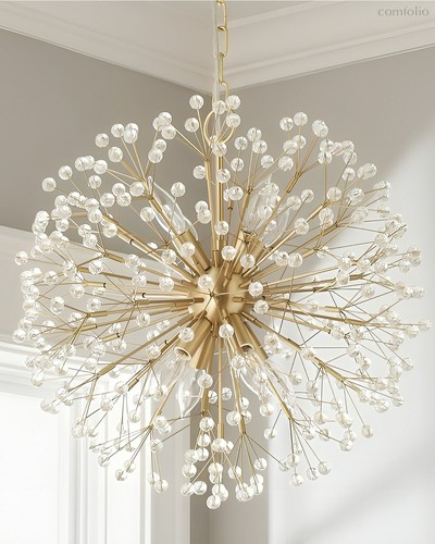 Золотая люстра Норвич, цвет золотой - Louvre Home