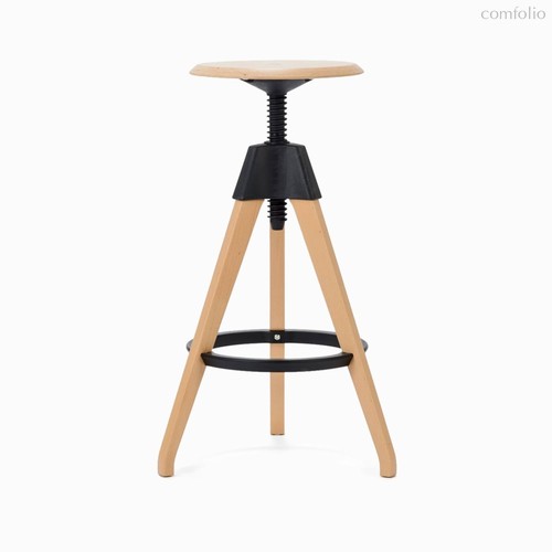 Барный стул Jerry, цвет светло-коричневый/черный - Cosmo