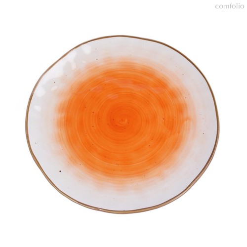 Тарелка 19 см оранжевая фарфор "The Sun Eco" P.L. Proff Cuisine 6 шт. - P.L. Proff Cuisine