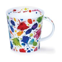 Кружка Dunoon Яркий всплеск мультиколор Кернгорм 480 мл, фарфор костяной - Dunoon