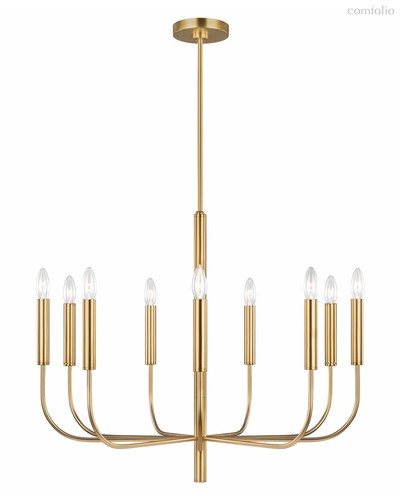 Большая золотая люстра Уорвик, цвет золотой - Louvre Home