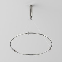 Готовая конструкция круглая D800мм c основанием под блок питания без светильников и блока питания, платина - Maytoni