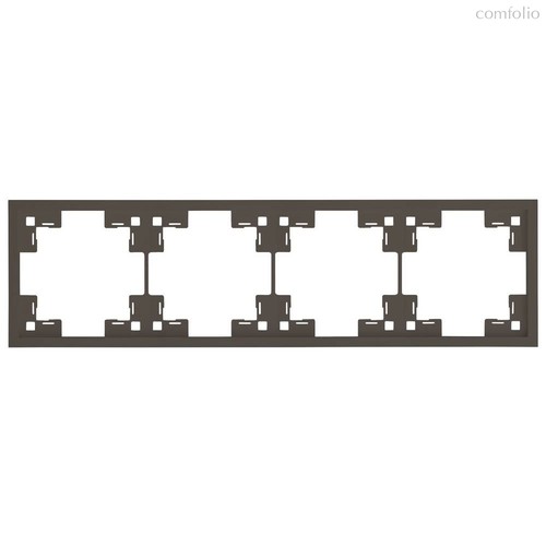 Четырехместная рамка 35840 CP, капучино - Rikett