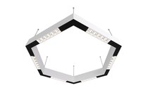 Donolux LED Eye-hex св-к подвесной, 36W, 700х606мм, H71,5мм, 2330Lm, 48°, 3000К, IP20, корпус белый,