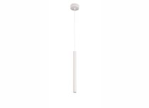 LED Uno светильник подвесной, 5Вт, D26хH350 мм, цвет корпуса белый RAL9003, 400Лм, 28°, 3000К, IP20, Ra80, провод L=2м, блок питания в комплекте - Donolux