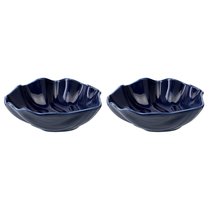 Набор из 2 салатников Cockle синего цвета из коллекции Sea treasures, 360 мл - Tkano