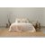 Комплект постельного белья из сатина белого цвета из коллекции Essential, 200х220 см - Tkano