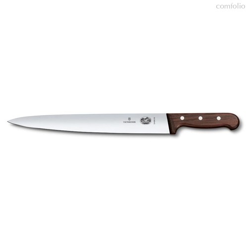 Нож для нарезки ломтиками Victorinox Rosewood 30 см, ручка розовое дерево - Victorinox