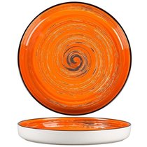 Тарелка с бортом Texture Orange Circular 23 см, h 3 см - P.L. Proff Cuisine