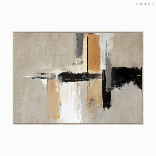 Постер Fancy 100х140, цвет бежевый/коричневый/черный - Cosmo