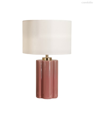 Коралловая настольная лампа Туоми, цвет розовый - Louvre Home