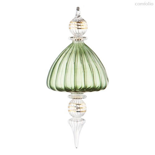 Игрушка елочная Décor de Table Скарамуччи, зеленый, п/к - Decor De Table