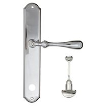Дверная ручка на планке Fratelli Cattini Retro WC-2 PL02-CR полированный хром - Fratelli Cattini